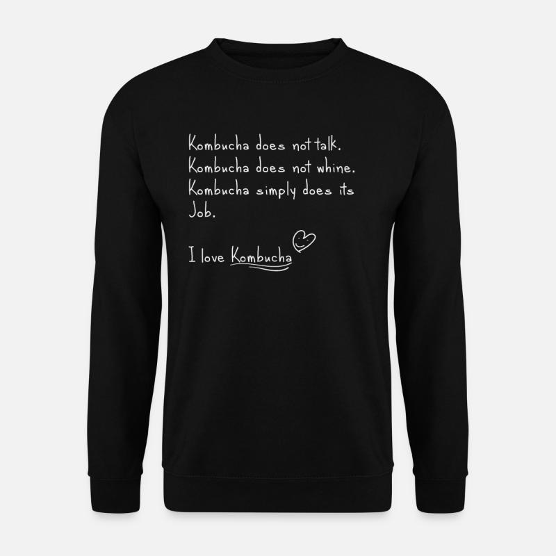 I love kombucha - Unisex Sweatshirt - black