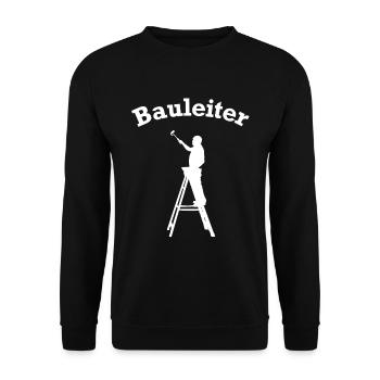 Funny Construction Manager Head Construction Site Design - Unisex Sweatshirt - black - Front - Alina (178cm) & Michal (187cm)
