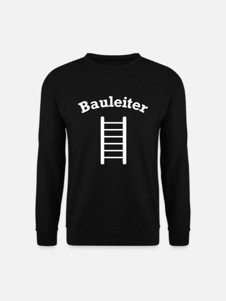 Bauleiter Outfit Handwerker - Unisex Pullover - Schwarz