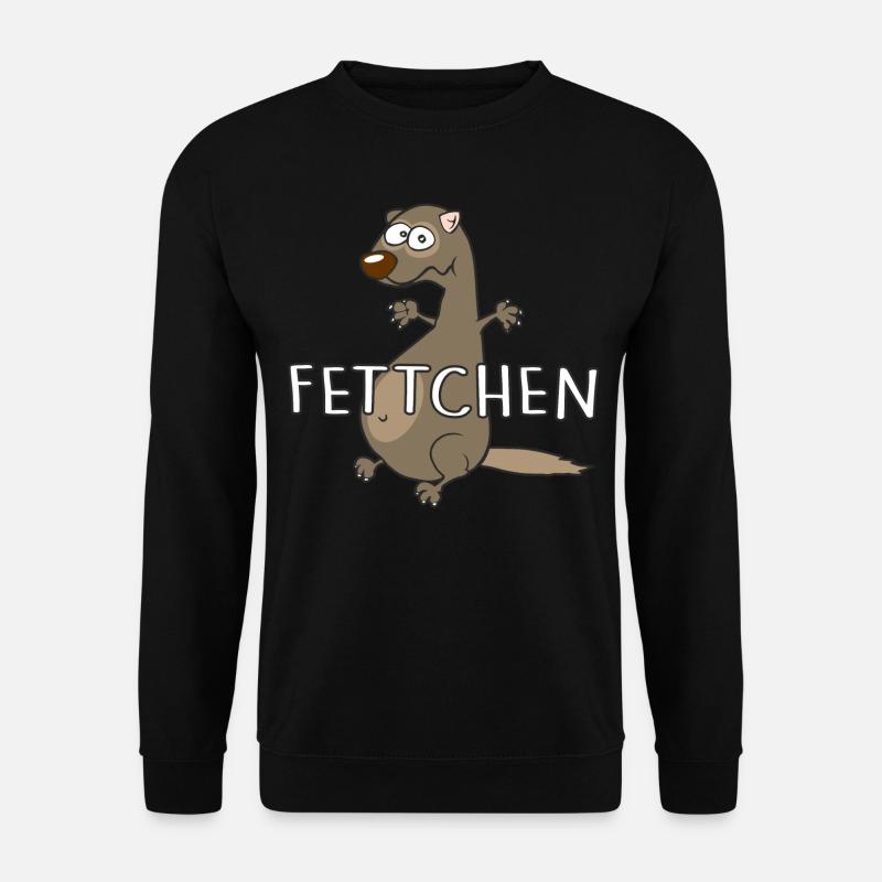 Fettchen - Unisex Pullover - Schwarz