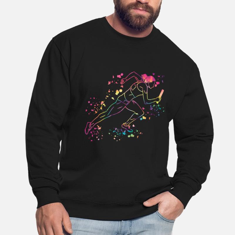 Coureur de relais, Course de relais, Course de relais, Course de relais Sweat-shirt Unisexe