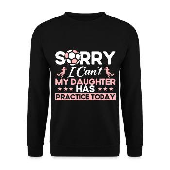 Football Football Mama Mother Gift - Sweat-shirt Unisexe - noir - Devant - Alina (178cm) & Michal (187cm)
