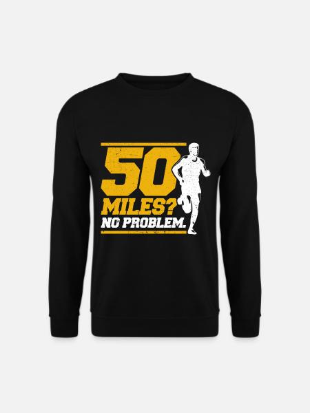 Ultramarathon Trailrunning Ultramarathonläufer Ges - Unisex Pullover - Schwarz