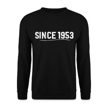Legendär seit 1953 geburtstagsgeschenk 1953 - Unisex Pullover - Schwarz - Vorne - Alina (178cm) & Michal (187cm)