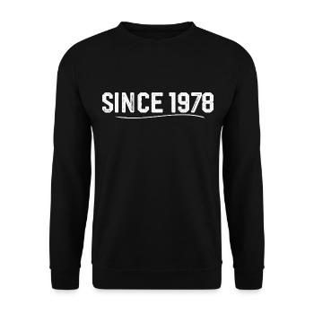 Legendär seit 1978 geburtstagsgeschenk 1978 - Unisex Pullover - Schwarz - Vorne - Alina (178cm) & Michal (187cm)