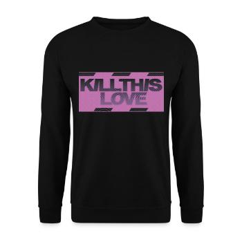 K-Pop Kill this Love - Sweat-shirt Unisexe - noir - Devant - Alina (178cm) & Michal (187cm)