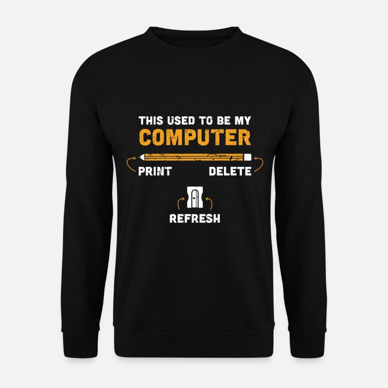 Retiree Computers - Unisex Sweatshirt - black