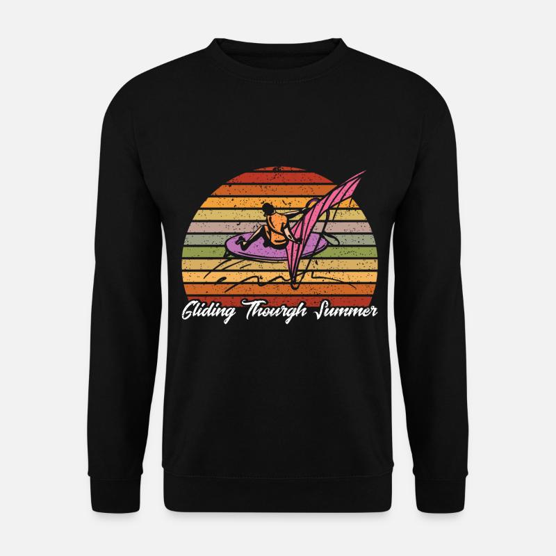 Surfer Windsurfer Windsurfing Surfing Gift - Unisex Sweatshirt - black