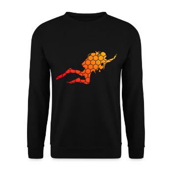 Scuba Tauchen Scuba Diver Free Dive Diver - Unisex Pullover - Schwarz - Vorne - Alina (178cm) & Michal (187cm)