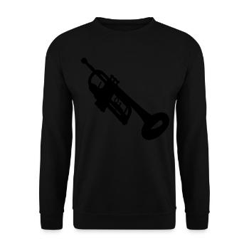 Women's Trumpets Player Trumpet Trumpet Player - Unisex Sweatshirt - black - Front - Alina (178cm) & Michal (187cm)