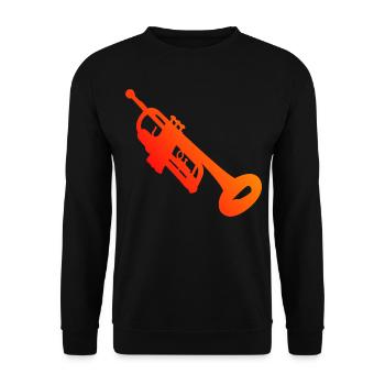 Trompettiste Trompettistes Trompettistes - Sweat-shirt Unisexe - noir - Devant - Alina (178cm) & Michal (187cm)