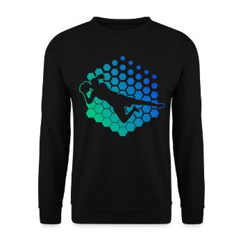 Football Football Player Football Goalkeeper Men - Unisex Sweatshirt - black - Front - Alina (178cm) & Michal (187cm)