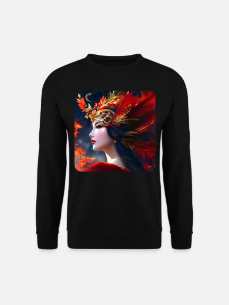 Wunderschöne Fantasy Frau - Unisex Pullover - Schwarz