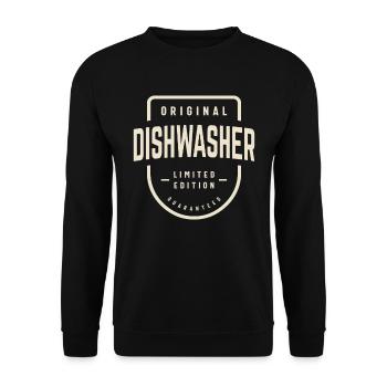 Style classique pour lave-vaisselle - Sweat-shirt Unisexe - noir - Devant - Alina (178cm) & Michal (187cm)