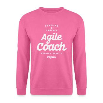 Genuine and Trusted Agile Coach - Unisex Sweatshirt - pink - Front