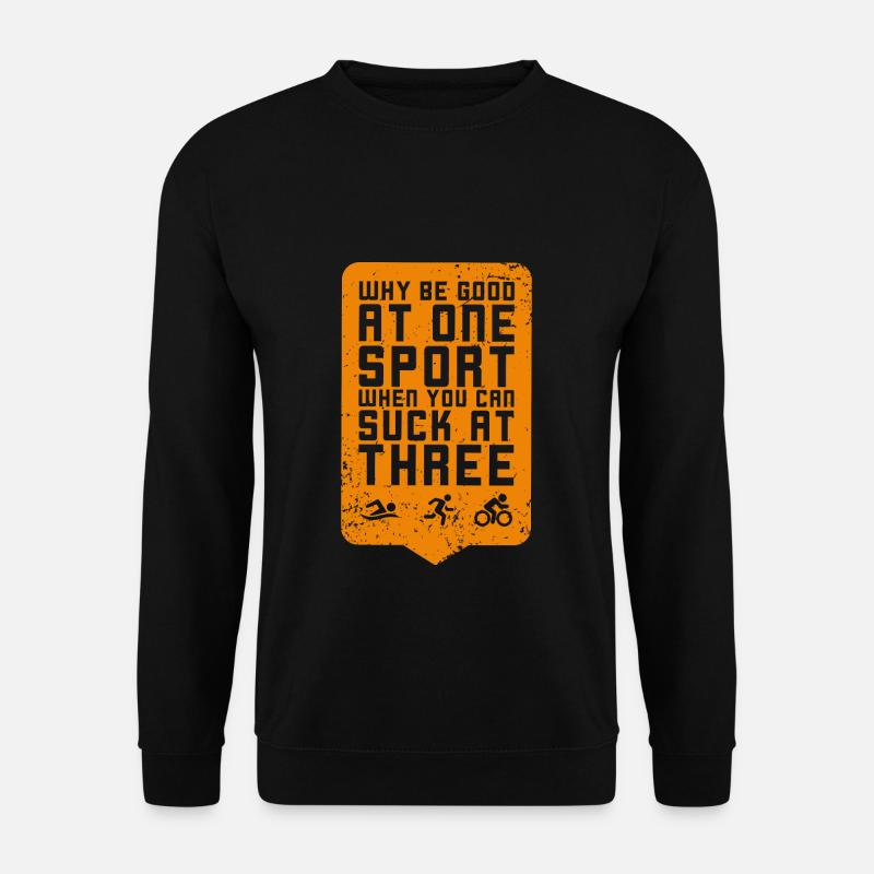 Triathlet - Unisex Pullover - Schwarz