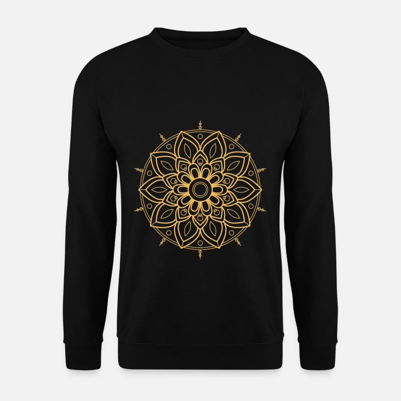 Mandala - Unisex Pullover - Schwarz