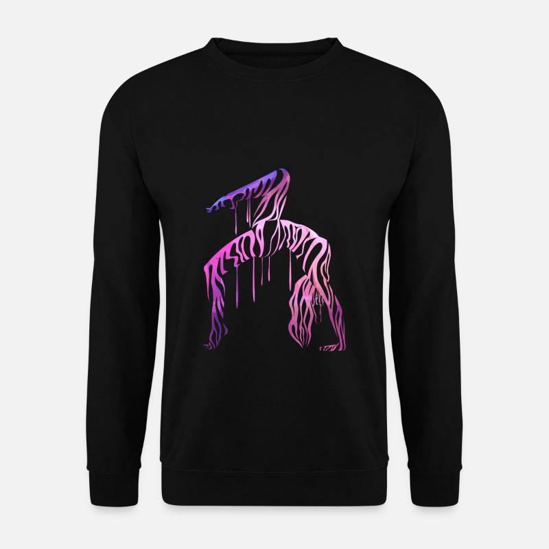 Yoga Pose Akrobatik Geschenk Yogi Training Zirkus - Unisex Pullover - Schwarz