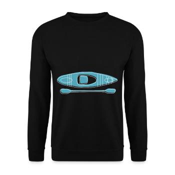 Kayak - Unisex Pullover - Schwarz - Vorne - Alina (178cm) & Michal (187cm)