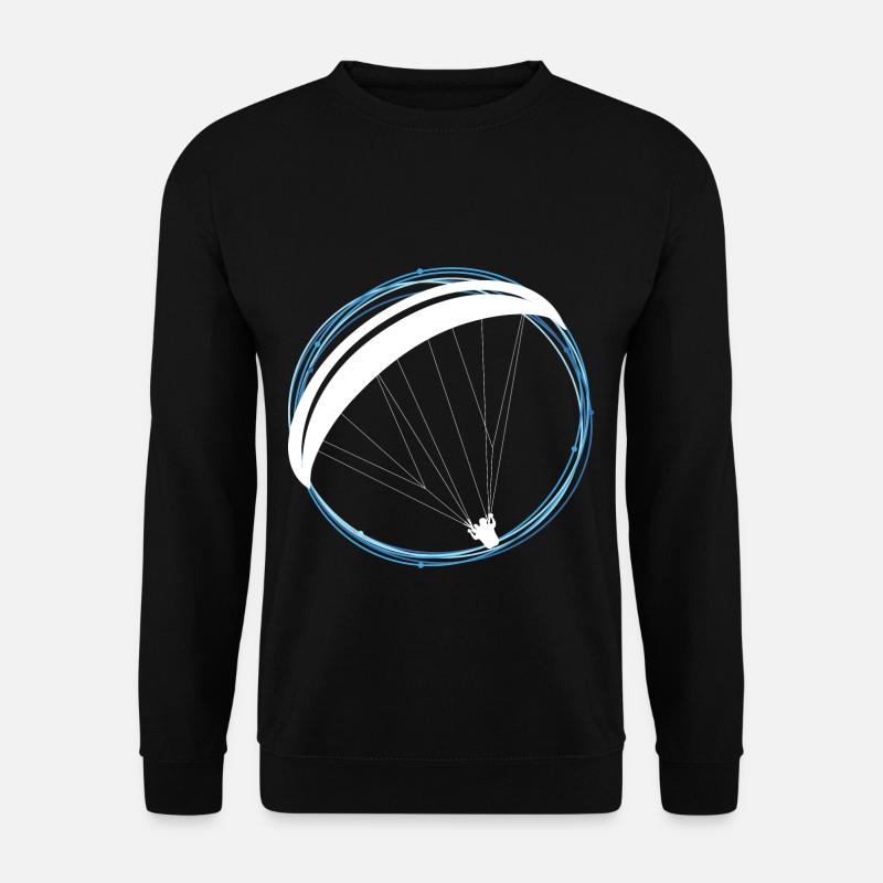 Paragliding Gleitschirm Fallschirm Geschenk Pilot - Unisex Pullover - Schwarz