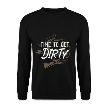 do pottery - Unisex Sweatshirt - black - Front - Alina (178cm) & Michal (187cm)