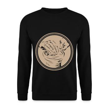 do pottery - Unisex Sweatshirt - black - Front - Alina (178cm) & Michal (187cm)