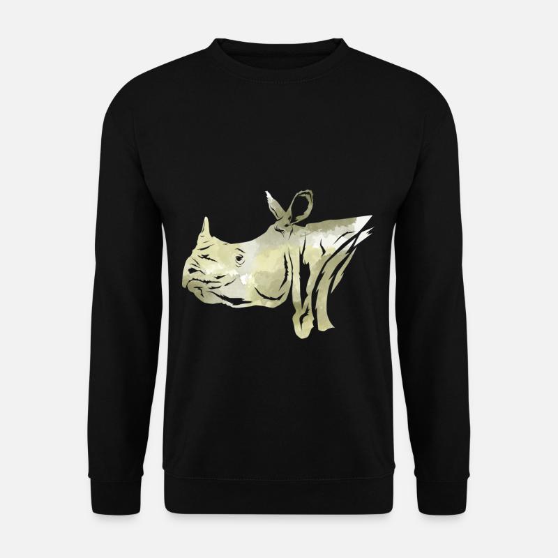 Nashorn - Unisex Pullover - Schwarz