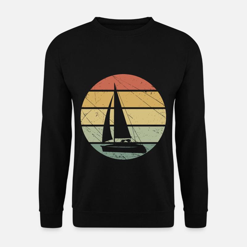 Segeln Schiff - Unisex Pullover - Schwarz