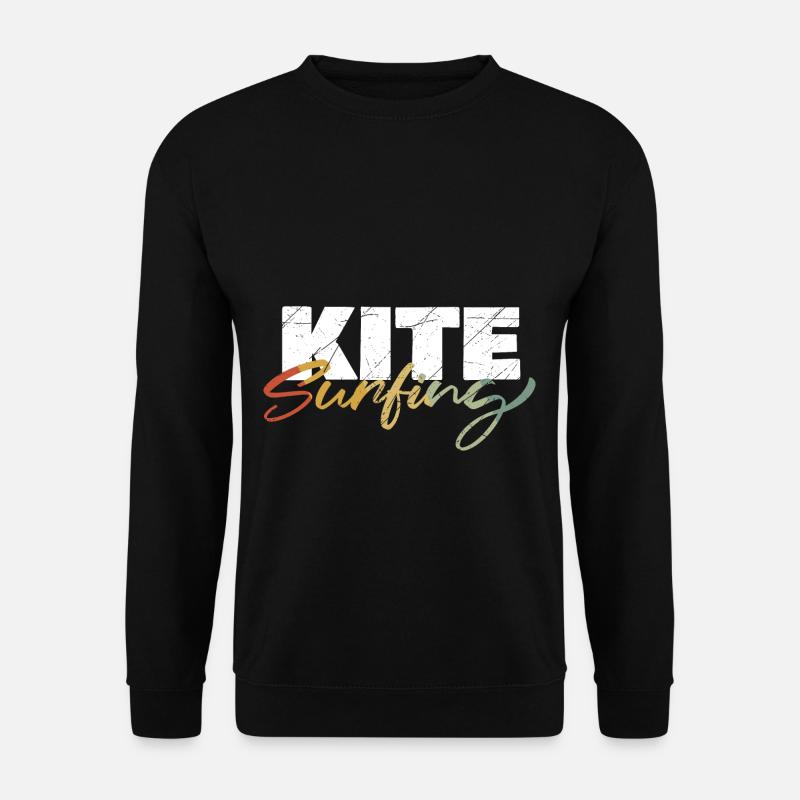 Kitesurfen - Unisex Pullover - Schwarz