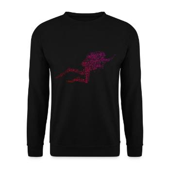 Plongeurs Plongée libre Plongeurs Hommes - Sweat-shirt Unisexe - noir - Devant - Alina (178cm) & Michal (187cm)