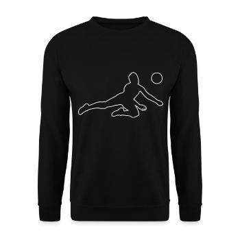 Volleyball féminin Volleyball masculin - Sweat-shirt Unisexe - noir - Devant - Alina (178cm) & Michal (187cm)