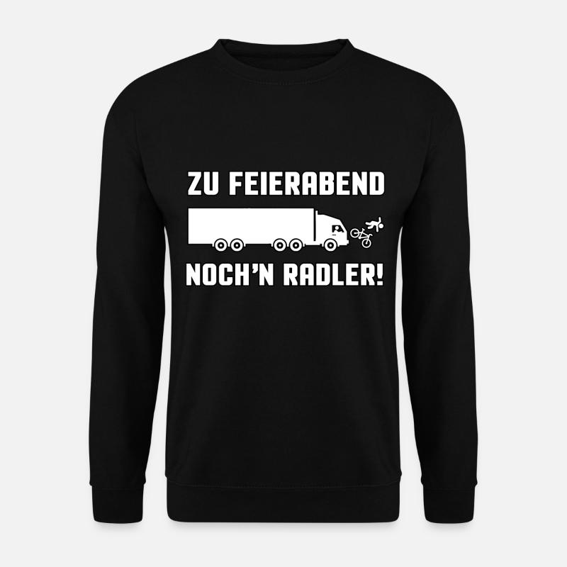 Zu Feierabend noch n Radler - Unisex Pullover - Schwarz