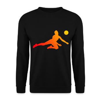 Volley-ball Volleyeurs Joueurs de volley-ball - Sweat-shirt Unisexe - noir - Devant - Alina (178cm) & Michal (187cm)