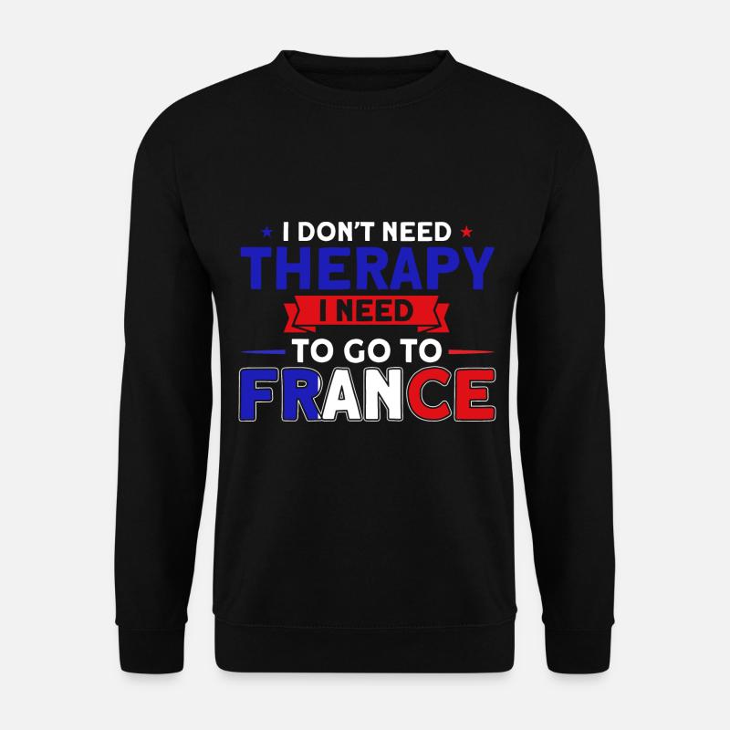 Français Drapeau Français Roots Cadeau - Sweat-shirt Unisexe - noir