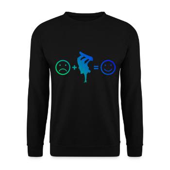 Snowboarder Women Men Snowboard Snowboarding - Unisex Sweatshirt - black - Front - Alina (178cm) & Michal (187cm)