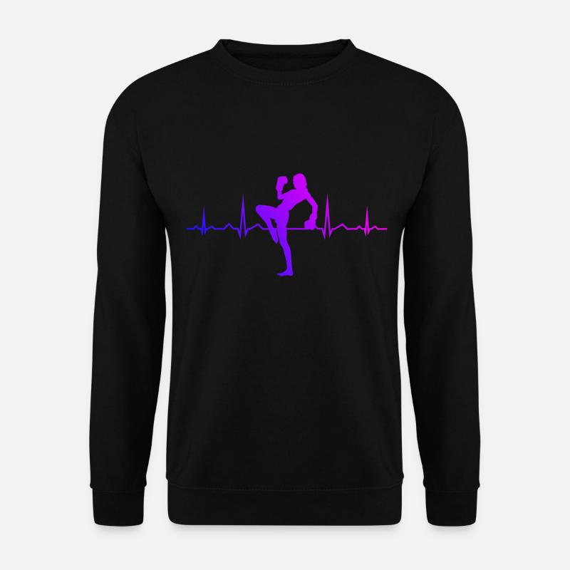 Kickboxer Kickboxen Kickboxing Boxing Boxen - Unisex Pullover - Schwarz