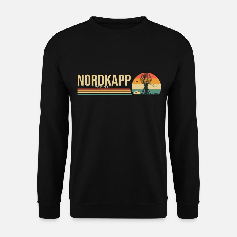 Northkapp North Cape Cool Gift Travel Norway - Unisex Sweatshirt - black