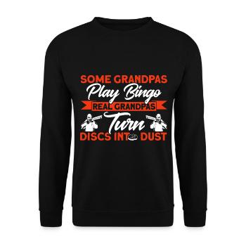 Shooting Club Shooting Sports Clay Pigeon Shooting Gift - Unisex Sweatshirt - black - Front - Alina (178cm) & Michal (187cm)