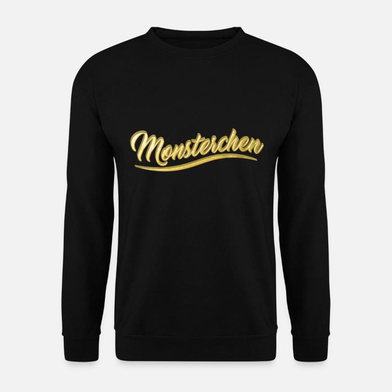 Monsterchen | Kleines Monster - Unisex Pullover - Schwarz
