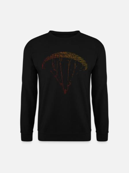 Gleitschirmfliegen Damen Herren Paraglider - Unisex Pullover - Schwarz