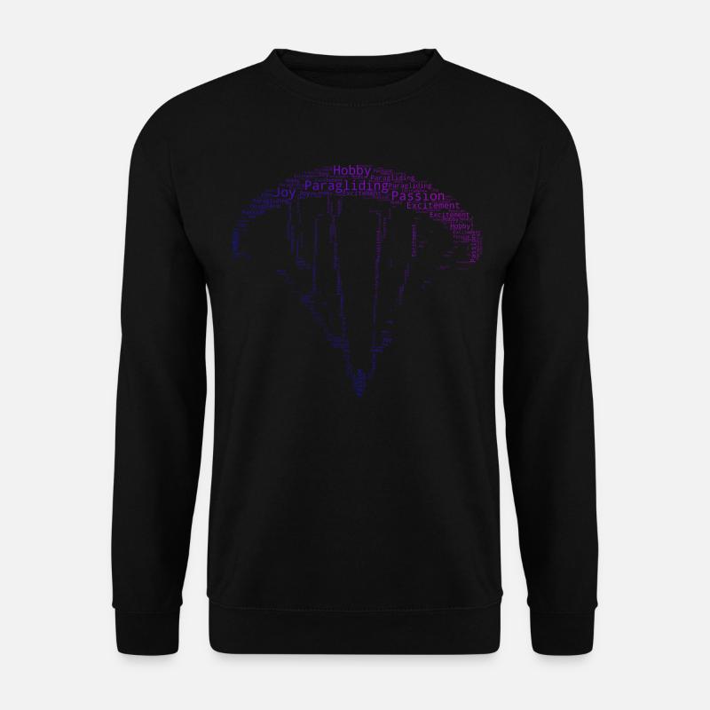 Paragleiter Gleitschirm Paraglider Damen - Unisex Pullover - Schwarz