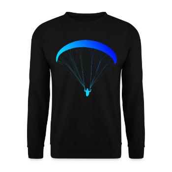 Paragliding Paragliding Men Women - Unisex Sweatshirt - black - Front - Alina (178cm) & Michal (187cm)