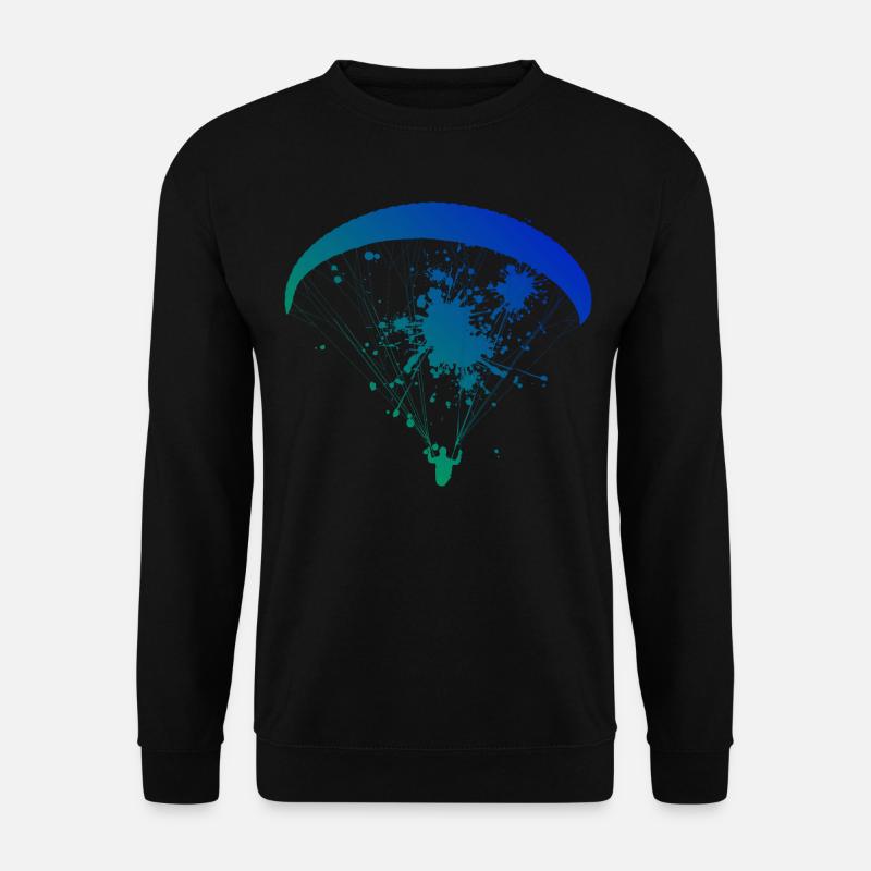 Gleitschirm Paragliding Damen Paragleiten - Unisex Pullover - Schwarz