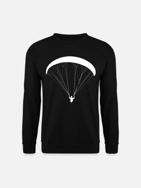 Paraglider Paragleiten Gleitschirm Paragleiter - Unisex Pullover - Schwarz