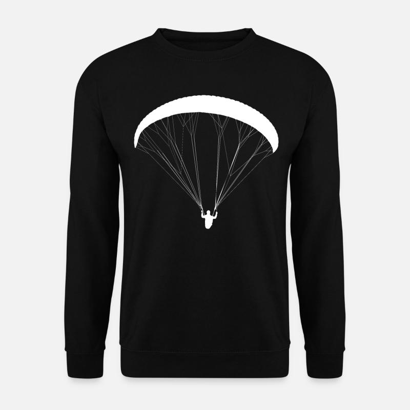 Paraglider Paragleiten Gleitschirm Paragleiter - Unisex Pullover - Schwarz