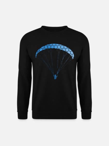 Herren Paraglider Paragleiter Gleitschirmfliegen - Unisex Pullover - Schwarz