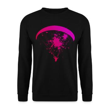 Paraglider Women Paragliding Paraglider Paraglider - Unisex Sweatshirt - black - Front - Alina (178cm) & Michal (187cm)