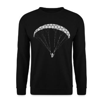 Women's Paragliding Paragliding Paragliding - Unisex Sweatshirt - black - Front - Alina (178cm) & Michal (187cm)