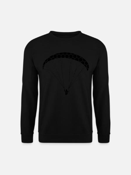 Paragliding Gleitschirmfliegen Damen Paragleiter - Unisex Pullover - Schwarz