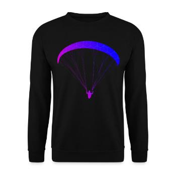 Paragleiten Paragleiter Gleitschirm Parapente - Sweat-shirt Unisexe - noir - Devant - Alina (178cm) & Michal (187cm)